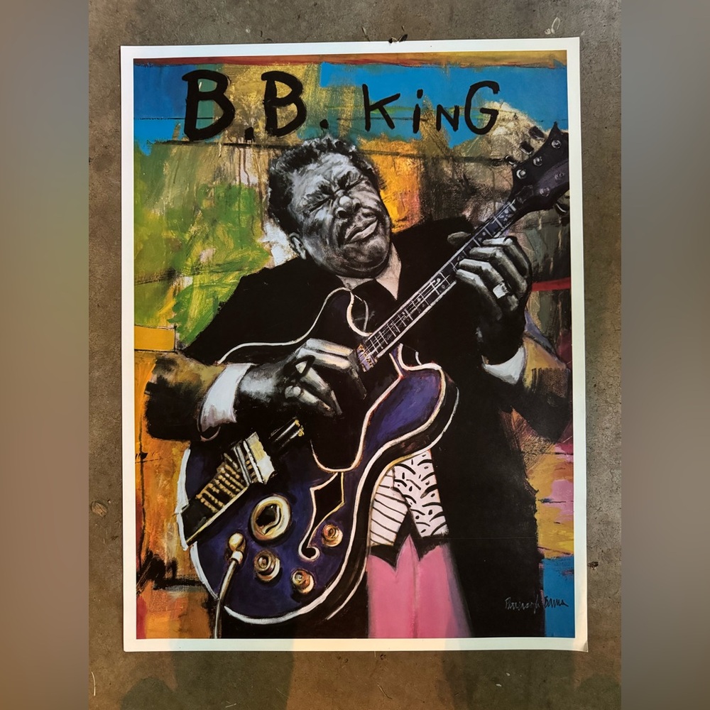 B.B. King Blues Poster